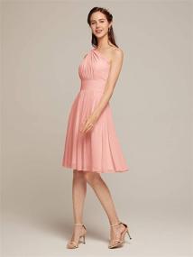 img 1 attached to Alicepub Chiffon Bridesmaid Dresses Evening Women's Clothing