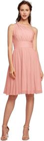 img 4 attached to Alicepub Chiffon Bridesmaid Dresses Evening Women's Clothing