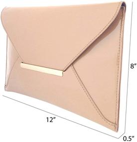 img 2 attached to Patent Leather Envelope Candy Clutch