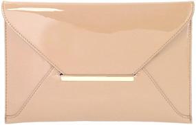 img 4 attached to Patent Leather Envelope Candy Clutch