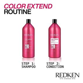img 1 attached to 💇 Redken Color Extend Shampoo: Cleansing Solution for Vibrant Color-Treated Hair, Leaving it Silky & Shiny