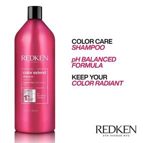img 2 attached to 💇 Redken Color Extend Shampoo: Cleansing Solution for Vibrant Color-Treated Hair, Leaving it Silky & Shiny