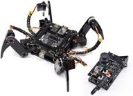 🦾 freenove quadruped robot kit with remote control - compatible with arduino ide, raspberry pi os. app controlled walking, crawling, twisting servo stem project logo