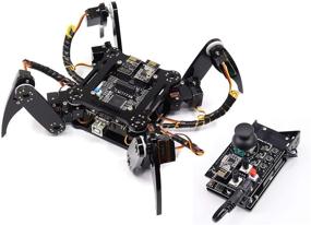 img 4 attached to 🦾 Набор робота Freenove Quadruped с пультом управления - совместим с Arduino IDE, Raspberry Pi OS. Проект STEM с манипуляцией ходьбы, ползания, кручения сервоциркулем, управляемый приложением