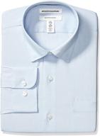 👔 wrinkle resistant men's shirts: amazon essentials standard regular fit - shop now! logo