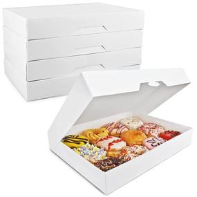 img 4 attached to Pack 15X11 5X2 25 White Bakery Box
