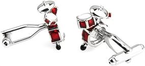 img 2 attached to Mens Drum Music Cufflinks Birthday