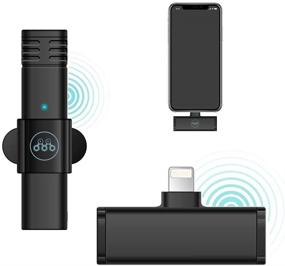 img 4 attached to Wireless Lavalier Microphone IPhone Clip