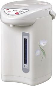 img 1 attached to 🌡️ SPT Off White Hot Water Dispenser with Dual-Pump System (3.2L), Compact Size: 10.2 x 10.2 x 13.4 Inch