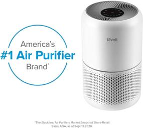 img 3 attached to LEVOIT Air Purifier: Powerful H13 True HEPA Filter for Allergies, Pets, Smoke, and Odor Elimination in Bedroom - 99.97% Dust, Mold, Pollen Removal - 24db Filtration System - White