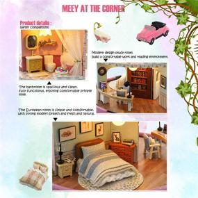 img 3 attached to 🏠 Enchanting Miniature Dollhouse Furniture for Christmas and Valentine's Day