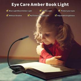 img 2 attached to Enhance Your Bedtime Reading Experience with Idefair Book Light: Adjustable Brightness & Eye Protection, Ideal for Kids and Adults!