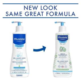 img 1 attached to 👶 Mustela Baby Gentle Cleansing Gel - Baby Hair & Body Wash - Enriched with Natural Avocado and Vitamin B5 - Biodegradable Formula & Tear-Free - Available in Multiple Sizes - 1 or 2-Pack