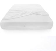 🛌 waterproof queen size continental sleep box spring protector cover, fits mattress size 10-13, white logo