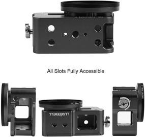 img 2 attached to Luxebell Aluminium Alloy Skeleton Protective Case for GoPro Hero 7 6 5 Vlogging - Black