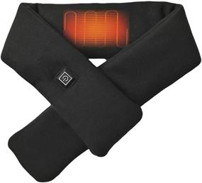 img 4 attached to 🧣 HYwecy Heated Scarf for Men in Black – Ultimate Winter Accessory