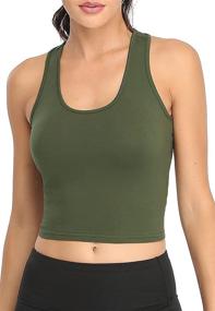 img 3 attached to Porvike Athletic Racerback Sleeveless Undershirts Outdoor Recreation in Outdoor Clothing