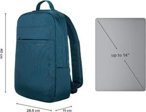 img 1 attached to TUCANO LUP Ultraslim Blue Backpack – Durable Technical Fabric for 13.3 in / 14in Laptops, MacBook Air & Pro 13 inch