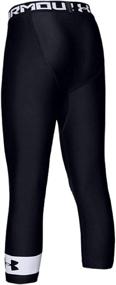 img 1 attached to Under Armour HeatGear Printed Leggings: Boys' Active Clothing for Performance