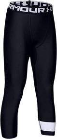 img 2 attached to Under Armour HeatGear Printed Leggings: Boys' Active Clothing for Performance