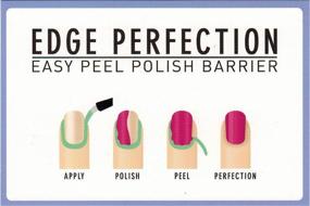 img 2 attached to Легко достигните безупречные маникюры с помощью средства Edge Perfection Easy Peel Polish Barrier.