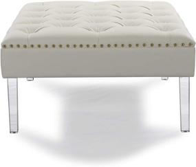 img 2 attached to Iconic Home FON9176 Upholstered Transitional
