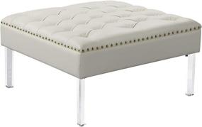 img 1 attached to Iconic Home FON9176 Upholstered Transitional