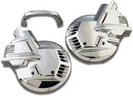 enhanced chrome accessories tour rotor disc cover 2-497 logo