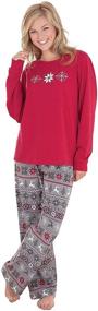 img 2 attached to 🎄 Stylish and Cozy Christmas Pajamas for Women - Shop PajamaGram's Women's Christmas PJs with Festive Novelty Prints!