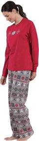 img 4 attached to 🎄 Stylish and Cozy Christmas Pajamas for Women - Shop PajamaGram's Women's Christmas PJs with Festive Novelty Prints!