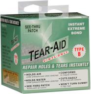 🔧 tear-aid vinyl repair kit: the ultimate green box solution for vinyl repairs! logo