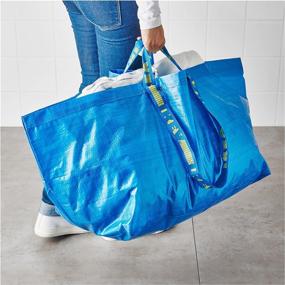 img 3 attached to 🛍 Ikea Large Shopping Bag (Blue): Stylish and Spacious Tote for All Your Shopping Needs