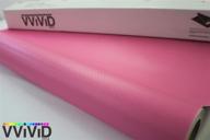 high-tack vvivid xpo pink carbon fiber car wrap vinyl roll - 1ft x 5ft, air release technology for seamless application logo