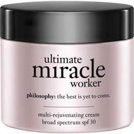 philosophy ultimate miracle worker multi-rejuvenating moisturizer spf 30 with retinol & glycolic acid, 2 oz logo