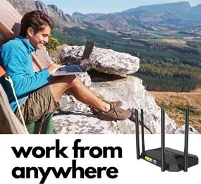 img 2 attached to 📶 Беспроводной маршрутизатор с поддержкой 4G LTE с разъемом для SIM-карты, совместимый с AT&T и T-Mobile. Поддерживает все диапазоны 4G LTE в США. Возможность подключения внешней антенны. Включает неограниченную поддержку чата и телефонным разговорам.