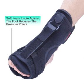 img 2 attached to 🌿 Plantar Fasciitis Night Splint with Improved Dorsal Brace: Effective Relief for Foot Pain, Achilles Tendonitis & Heel Discomfort, Includes Hard Spiky Massage Ball