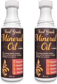 img 3 attached to 🌿 Ultrapure Food Grade Mineral Oil for Cutting Boards and Wood Care - Easy Applicator, 4oz (2 Pack) - Made in USA