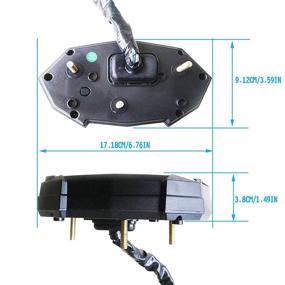 img 1 attached to 🏍️ Универсальный мотоциклетный спидометр одометр тахометр SAMDO: точные измерения на скорости 199 км/ч или миль в час для карбюраторного двигателя