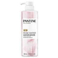 🌹 pantene sulfate free conditioner: paraben & dye free, pro-v blends with soothing rose water, 17.9 fl oz logo