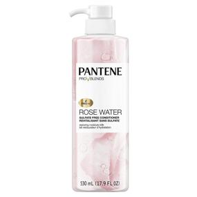 img 4 attached to 🌹 Pantene Sulfate Free Conditioner: Paraben & Dye Free, Pro-V Blends with Soothing Rose Water, 17.9 fl oz