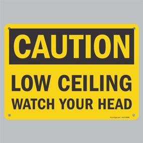 img 2 attached to Caution Ceiling Watch SmartSign Plastic