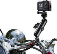 🚲 wadahefa 360° rotating bike and motorcycle mounting bracket for gopro hero cameras - essential handlebar clamp with aluminum alloy arm logo