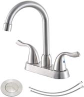 brushed bathroom lavatory faucets for commercial use logo