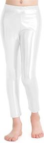 img 1 attached to Girls' Speerise Metallic Leggings: Trendy High-Waisted Fashion-Forward Clothing