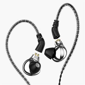 img 1 attached to Linsoul BLON BL03 HiFi In-Ear Earphone IEM with Carbon Diaphragm Dynamic Driver and Detachable Cable - Silver (with Mic)