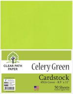 celery green cardstock cover sheets logo