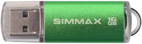 img 3 attached to 📀 SIMMAX 5 Пакет 16ГБ USB 2.0 Флеш-накопитель, Память USB Флешка, Флеш-привод с индикатором LED (Зеленый, Фиолетовый, Красный, Золотой, Синий) - Улучшенное SEO-дружественное название товара