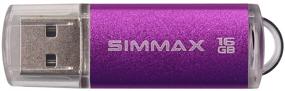 img 2 attached to 📀 SIMMAX 5 Пакет 16ГБ USB 2.0 Флеш-накопитель, Память USB Флешка, Флеш-привод с индикатором LED (Зеленый, Фиолетовый, Красный, Золотой, Синий) - Улучшенное SEO-дружественное название товара