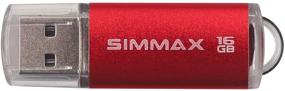 img 1 attached to 📀 SIMMAX 5 Пакет 16ГБ USB 2.0 Флеш-накопитель, Память USB Флешка, Флеш-привод с индикатором LED (Зеленый, Фиолетовый, Красный, Золотой, Синий) - Улучшенное SEO-дружественное название товара