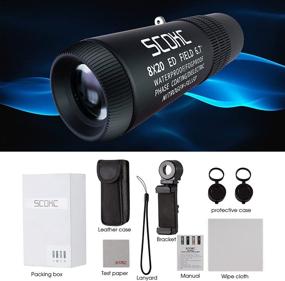 img 1 attached to SCOKC Monocular Waterproof Birdwatching Travelling Camera & Photo